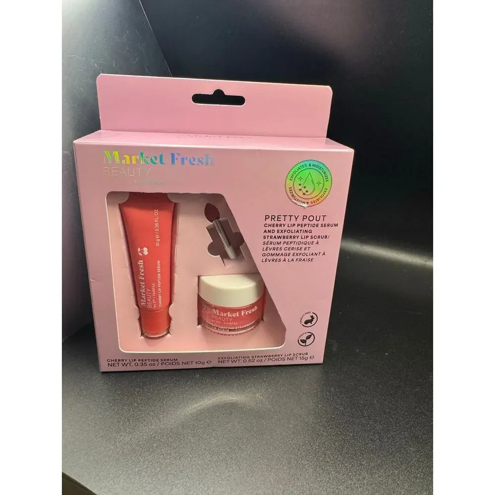 NWT Lip Serum & Exfoliating Lip Scrub